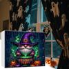 Halloween Countdown Calendar Cute 2D Gnome Acrylic Advent Halloween Calendar Toy Figures Holiday Planner Decor 24 Days For Girl