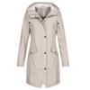 Herbst Winter Windbreaker Damen Mittellanger Trenchcoat 7 Farben 6 Größen Outdoor-Aktivitäten