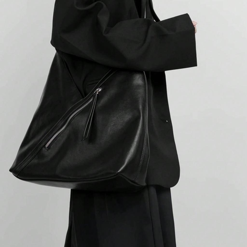 European and American Armpit Bag Handbag Large Capacity High End Sense Lazy Style Casual Fashionable Versatile Simple Bucket Shoulder Bag