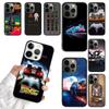 Back To the Future DeLorean Phone Case For iPhone 17 Air 16 15 14 Plus 11 12 13 Pro  Max Coque Cover Shell