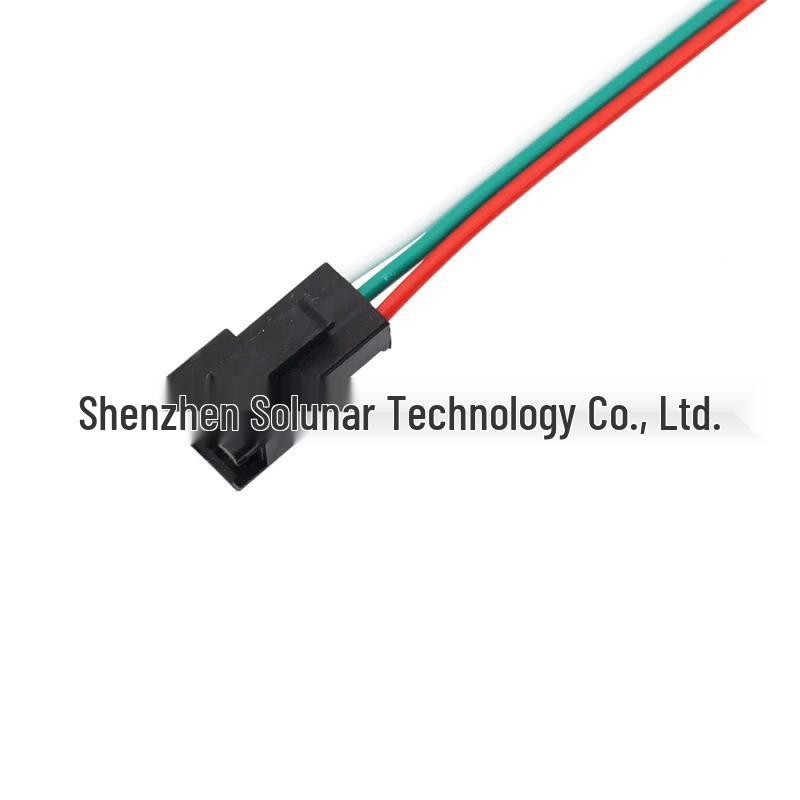 SM Male/Female Plug Cable 2.54MM Air Connection, 3-Battery Charging, 4P Terminal Power Cord, LED Light.