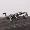 Creative Small Size Crocodile Necklace for Men Women Popular Stainless Steel Animal Pendant Fashion Charm Jewelry Gift