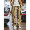 American Retro Heavy Cotton Wide-Leg Straight Work Pants for Men, Spring and Autumn Pants, Foreign Trade Men's Loose Casual Long Pants
