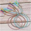 Bracelet Multicolor Bohemia Woven Wrap Friendship Bracelets Handmade Braided Friendship Bracelet Adjustable Colorful