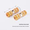 Bike Pedals 1 Pair Non Slip Axle Foot Rest Pegs Strong Grip Bicycle Front Rear Socle Pedal for Performance Cycling