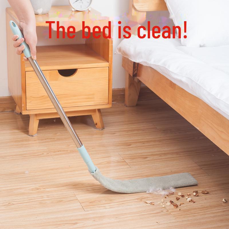Teleskopowa miotełka ze stali nierdzewnej do głębokiego czyszczenia pod łóżkami i w szczelinach