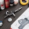 HM-130HP Dual Action Airbrush for Model Figure Painting - Precision Spray Tool for Model Kits and Miniature Coloring