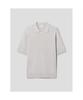 SHIFT.G Cool Summer Polo Neck Sweater Light Gray