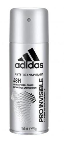 Adidas Pro Invisible Deodorant Spray 150ml - Importado Alemão