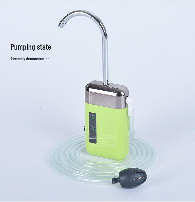 Tragbarer wiederaufladbarer elektrischer Wasserspender für Händewaschen im Freien und Belüfter zum Angeln