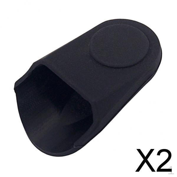 

2x Wind Instrument Black Saxophone Thumb Finger Rest for Alto /