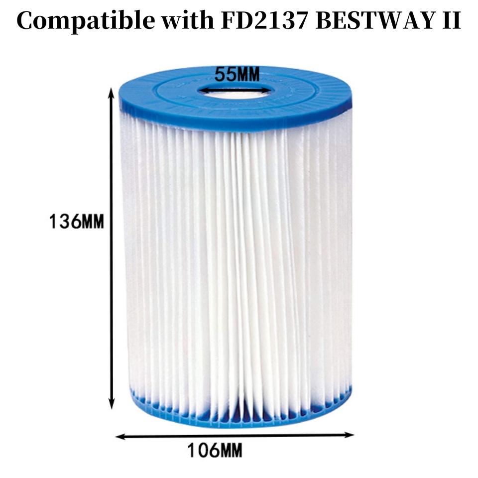 Swimming Pool Filter For Bestway/Intex Type Swimming Pool Replacement Filter Pump Accessories Circulating Clean Filter Cartridge