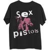 British Punk Rock Band Sex Pistols Classic Poster Print T-Shirt Men's Clothes Women's Summer Style Cotton Street Hip Hop Y2K Top