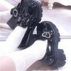 Fashion Lolita Shoes Punk Style Women Platform Shoes Fashion Patent Leather Loafers Japanese JK Women Shoes Mary Jane Leather Single Oes