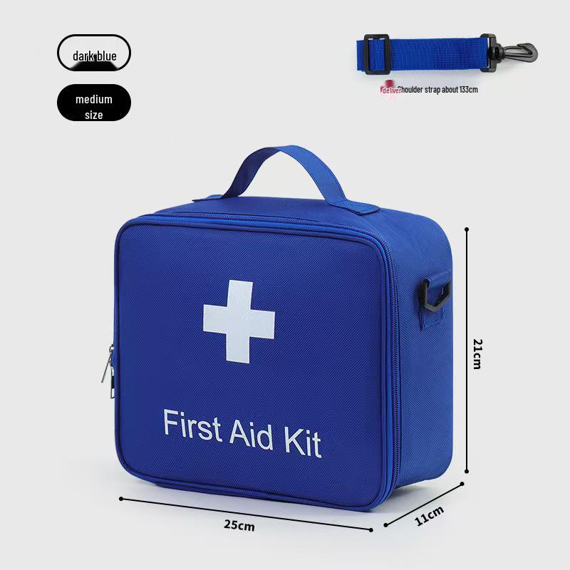Large Capacity Portable First Aid and Medicine Storage Crossbody Bag
