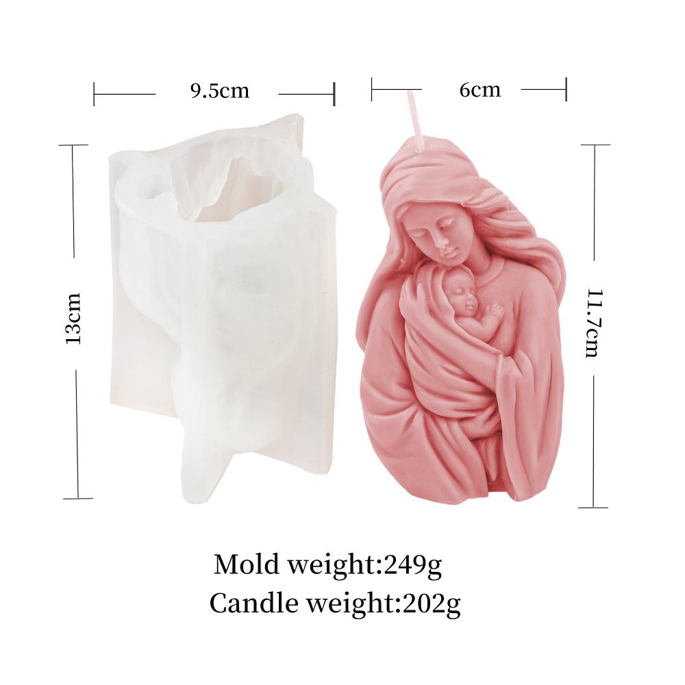 

Resin Soap Mold Hold 3D Figure Statue Mold Mother And Mold DIY For Home Décor Hobbyists Gift Making