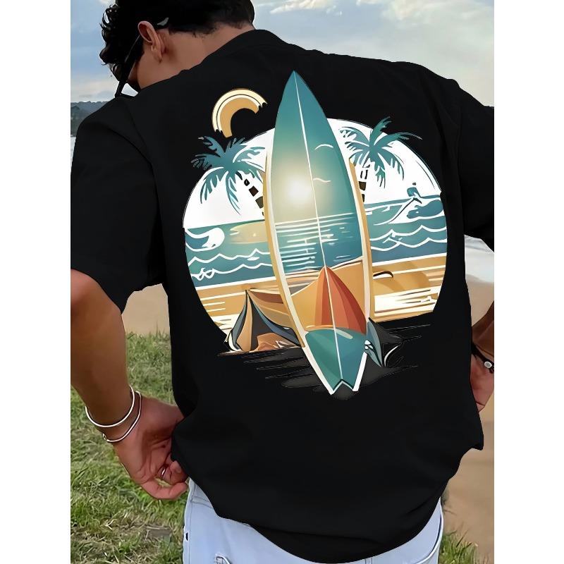 Men S Top, Casual Trendy Street Athletic Short Sleeve T-Shirt, Summer New Style S