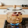 Casserole de cuisson polyvalente en verre borosilicaté de haute qualité