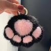 Stuffed Animal Cat's Paw Stuffed Keyring Love Plush Cat's Paw Pendant  Bag Ornaments