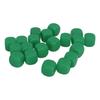 20 buc Zaruri Colț Rotund Blank Plastic 16mm Jucării Didactice Zaruri pentru Jocuri de Societate Petrecere Verde