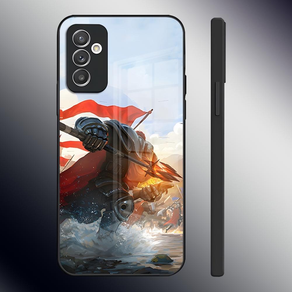 

Albion Online Game Phone Case For Samsung S24 Ultra S23 S22 S20 Fe S21 Plus A54 A34 A24 A53 A13 A16 Glass Cover Samsung a53 5g