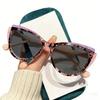 Nowe trendy: Okulary przeciwsłoneczne do czytania w kształcie kocich oczu dla kobiet, stylowe, trójkątne, z dużą oprawką, z filtrem UV i korekcją prezbiopii, z korekcją do +4,0 dioptrii