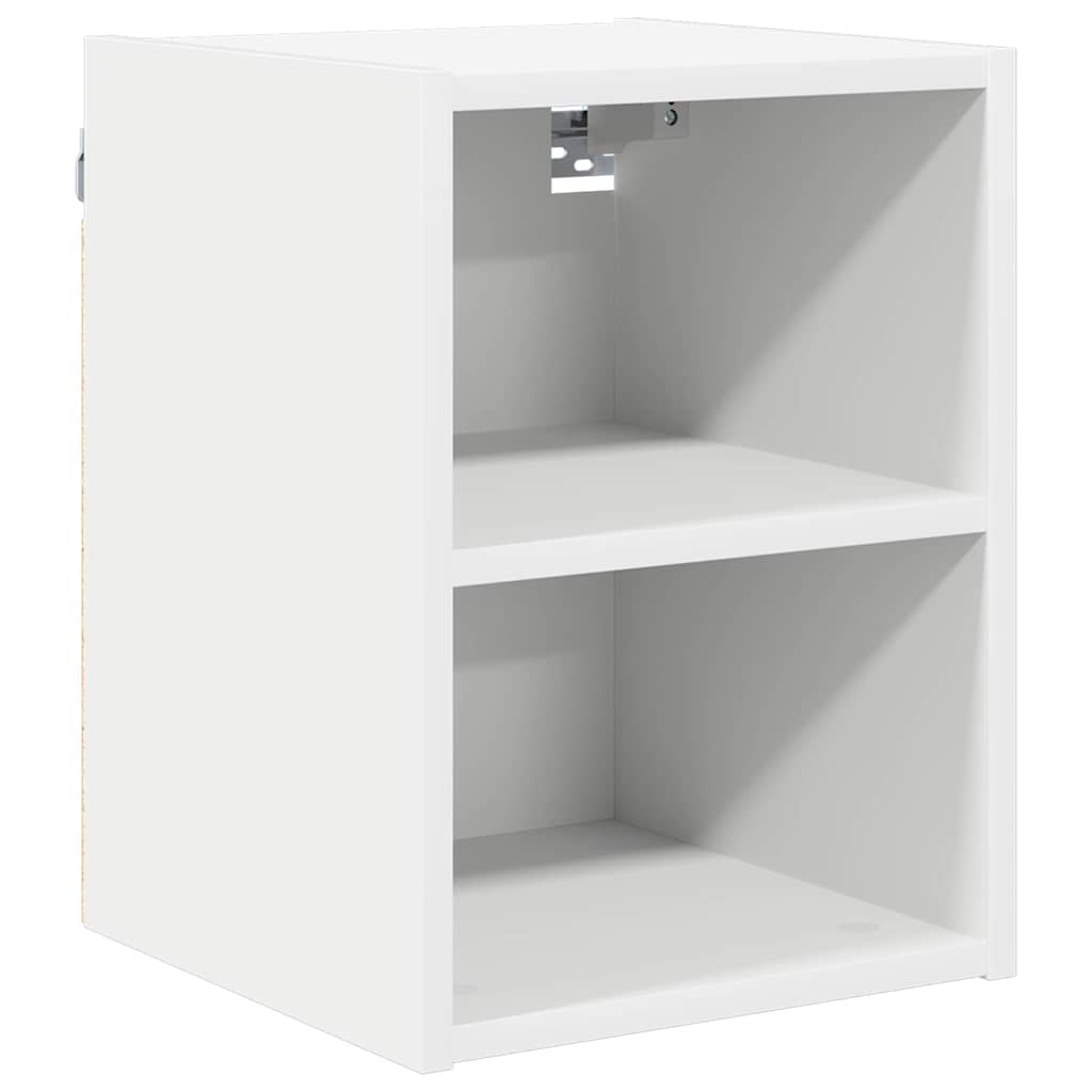 Wall Mounted Cabinet with Storage White 30 X 29.5 X 40 Cm Particleboard