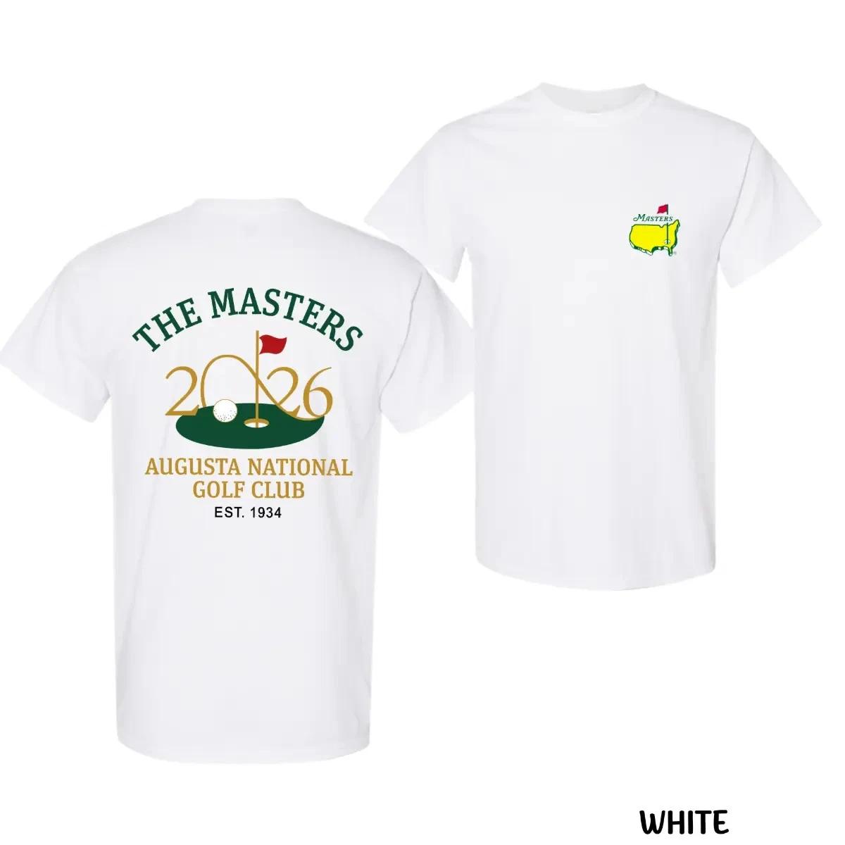 Masters Golf Club 2026 T-Shirt – Retro Golf Graphic Tee, Sunday Tee Time Shirt XXL