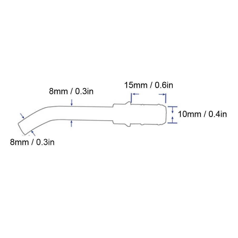 5 Stück 10mm Zahnaufhellungs-Lichtleiter Lichthärtungsgerät Zubehör Dentalgerät Dentallaborinstrument