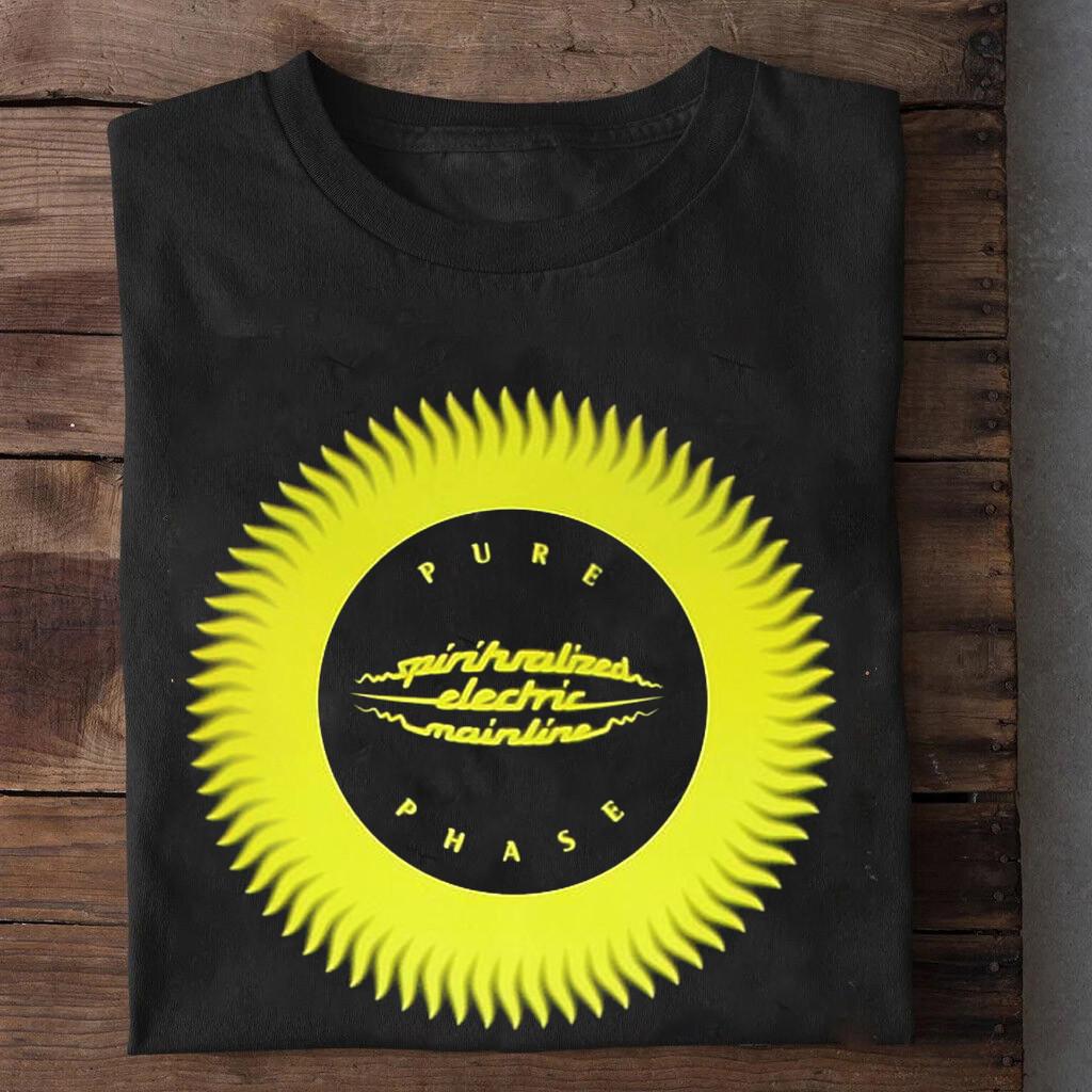 NEW Spiritualized Pure Phase Album Black All Size Gift Shirt AG2321 Unisex T-Shirt S