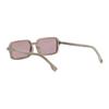 Fendi Logo Design Square Sunglasses Unisex Sunglasses Light-Brown FE40174F_60Z