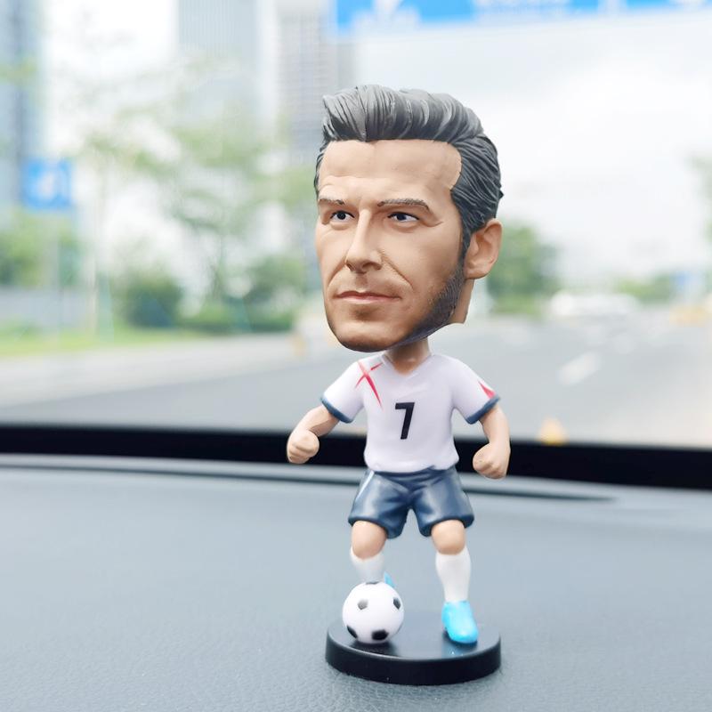 CR7 & Neymar Bobblehead Doll - Football Star Car Ornament Gift for Boys