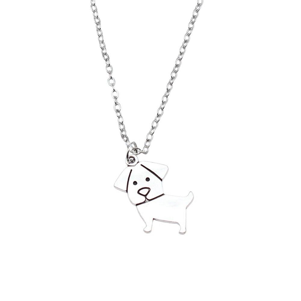Cat Charm Necklace Cute Animal Pendant For Lovers Minimalist Pet Jewelry Gift 43cm Chain