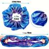 Rainbow Hair Scrunchies, Elastic Fabric Hair Bands, Colorful Ponytail Holders for Women, Versatile Hair Ropes for Parties