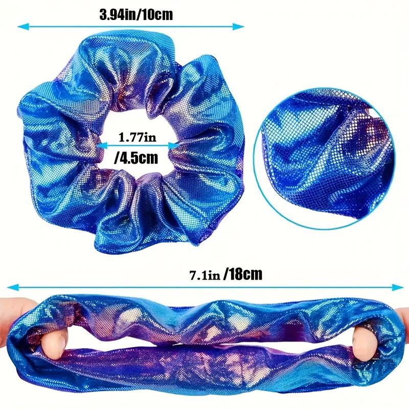 Rainbow Hair Scrunchies, Elastic Fabric Hair Bands, Colorful Ponytail Holders for Women, Versatile Hair Ropes for Parties