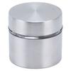 Coffee Bean Container Iron Glass Mini Sealed Jar Kitchen Storage Tank for Beans TeaSilver