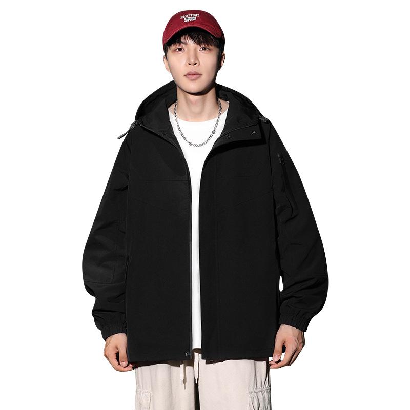 Single-layer Cotton Outdoor Sports Windbreaker & Three-proof Mountaineering Jacket