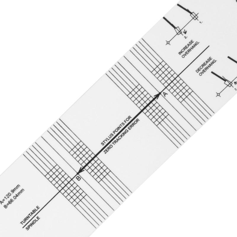 Turntables Cartridge Stylus Alignment Gauges Stylus Calibration Protractors for Audiophiles and Vinyls Enthusiasts