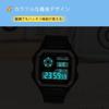 [COJR] Men's Digital Watch, 5 ATM Water Resistant, Multi-Function, Alarm, Stopwatch, Date, Day of the Week, LED Color Light, Popular, Simple,