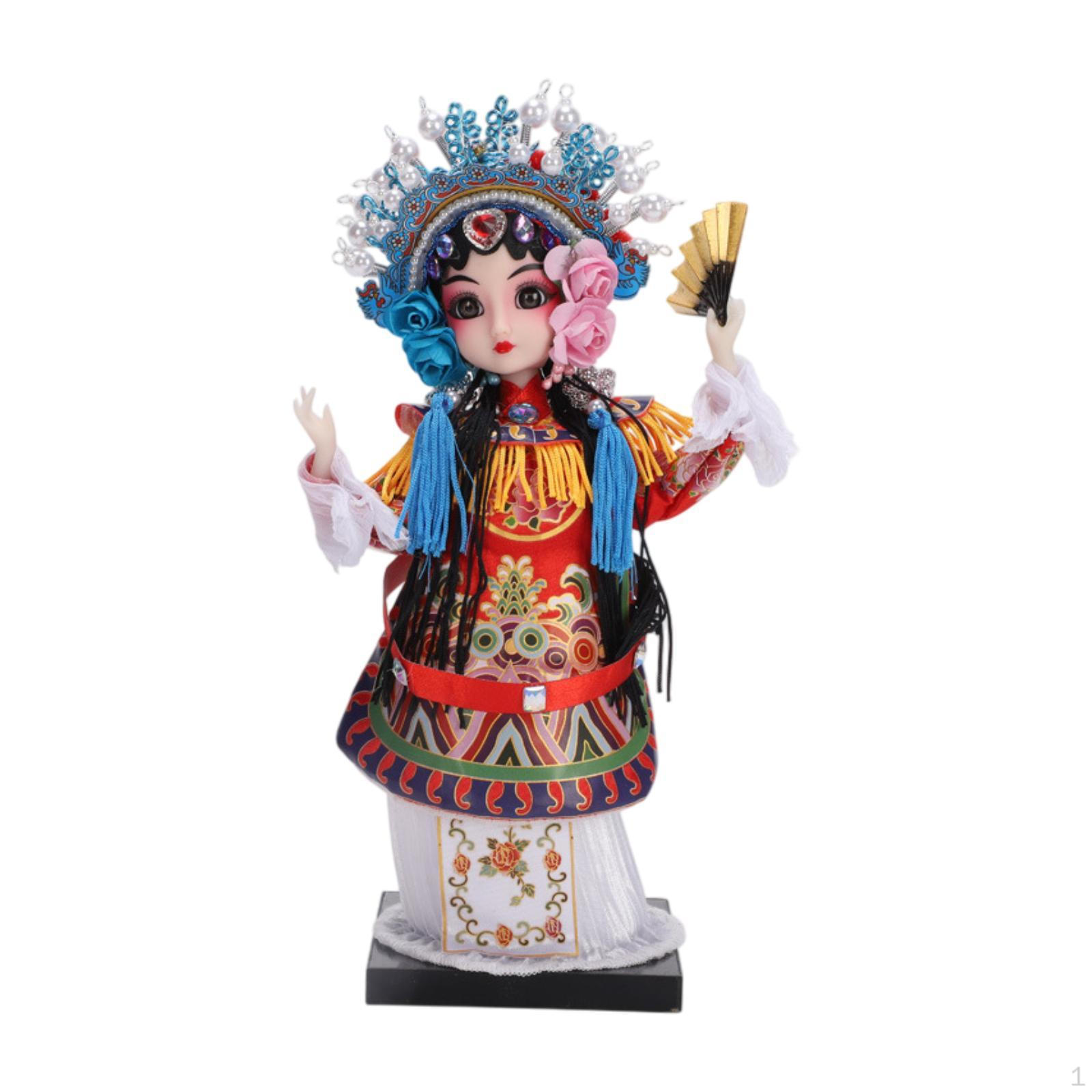 

22 см Пекинская оперная кукла скульптура для украшения стола Yang Guifei
