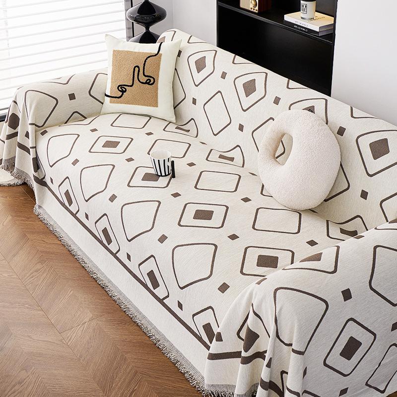 

Chenille Hair Towel Sofa Cover Dust Proof Full Set Living Room Furniture Protector Cat Scratch Resistant Soft Fabric 180*130cm
