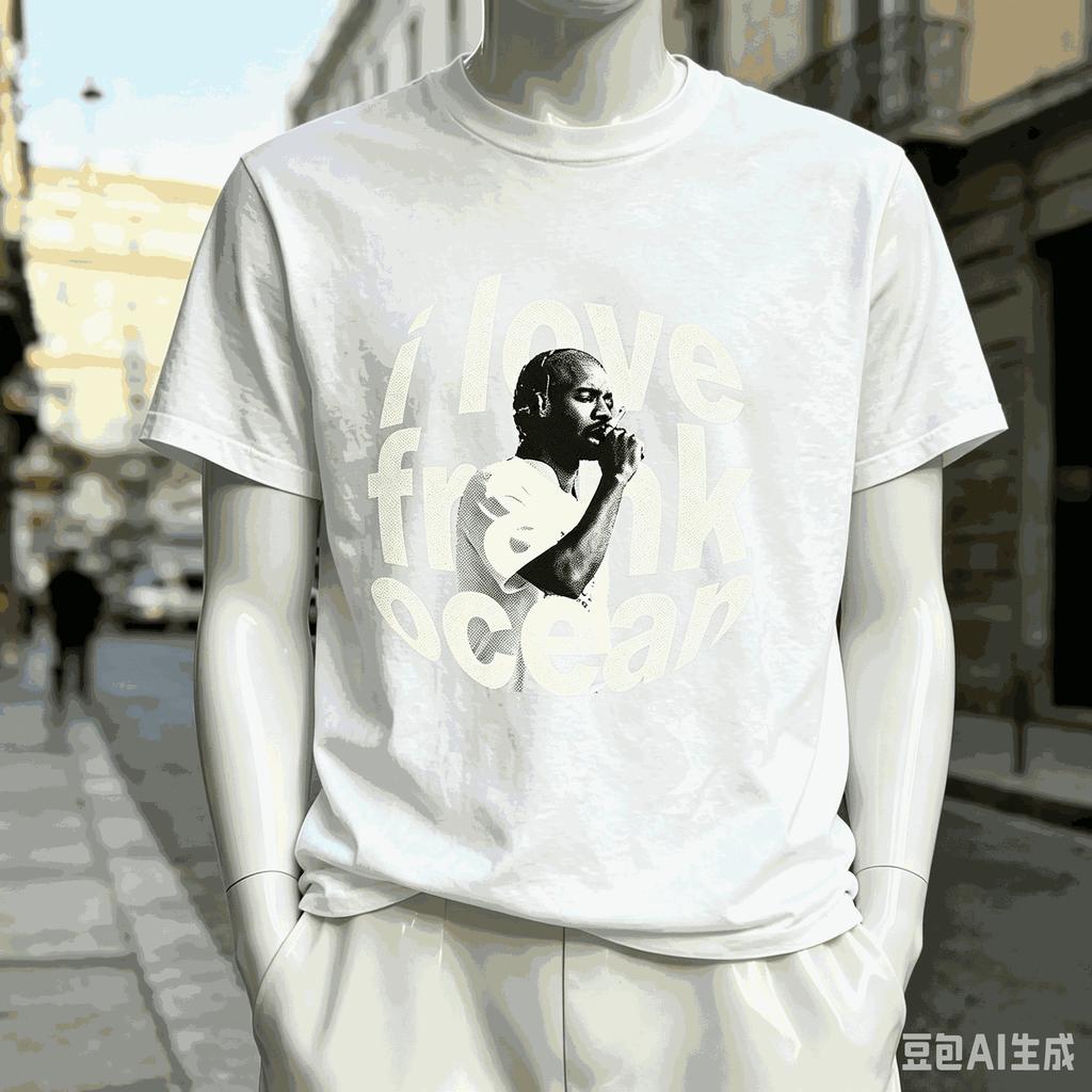 Frank Ocean For Fan Gift Tshirt Unisex Unisex Harajuku Oversized Unisex Short Sleeve Streetwear High Quality Couples Comfortable