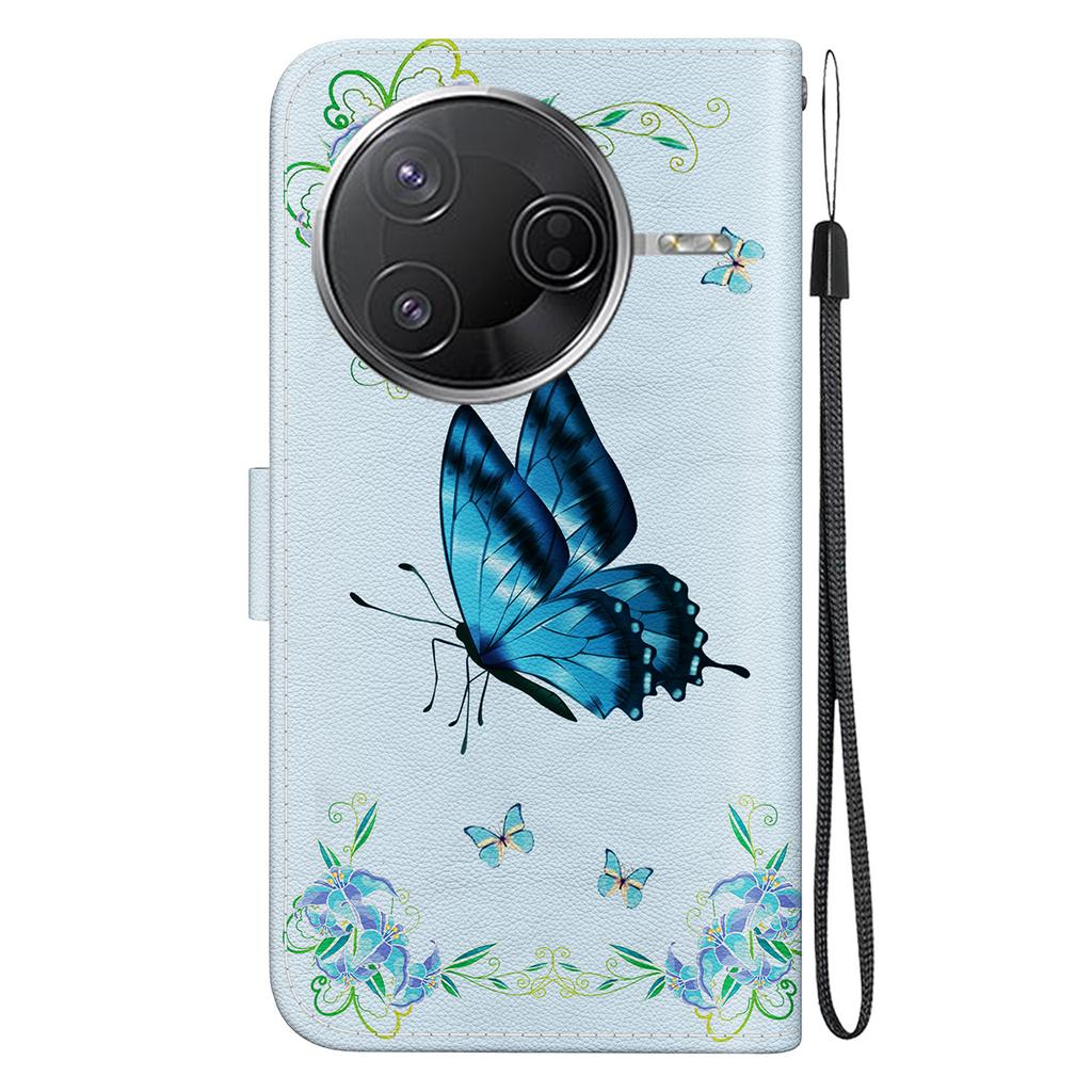 Per Xiaomi Poco F7 Pro 5G/F7 Ultra 5G/Redmi K80 Pro 5G/K80 5G Custodia a Portafoglio per Telefono Copertura a Libro in Pelle Stampa a Motivo