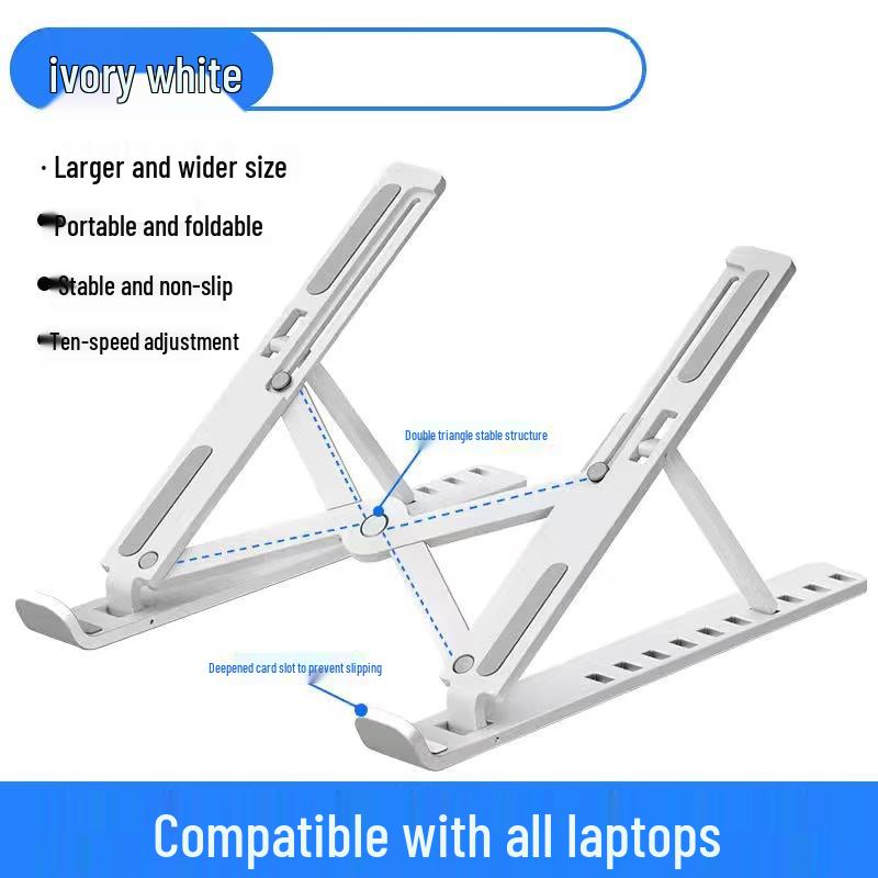 

Ollymurs Adjustable Plastic Laptop Cooling Stand