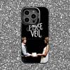 P-Pierce The V-Veil Phone Case For iPhone 16,15,14,13,12,11,Pro,XS,Max,Plus,Mini,SE Black Candy Matte Shockproof Cover