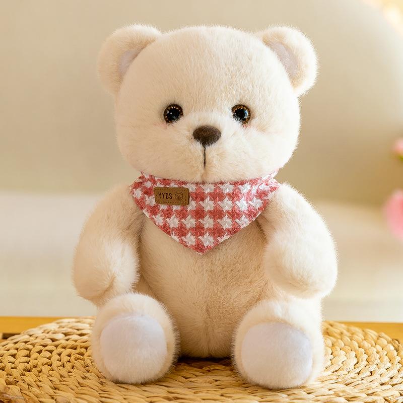 

Scarf Teddy Cute Bear Doll Children Gift Interior Decoration Pp Cotton Material розовый