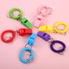 10Pcs Plastic Spring Wristband Whistle Loud Crisp Sound Referee Whistle Sports Training