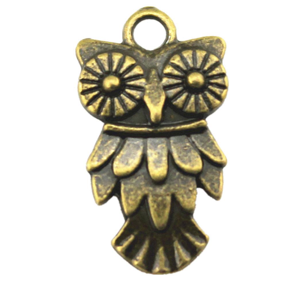 Owl Charms Mini Antique Alloy Pendants For Animal Themed Jewelry Making