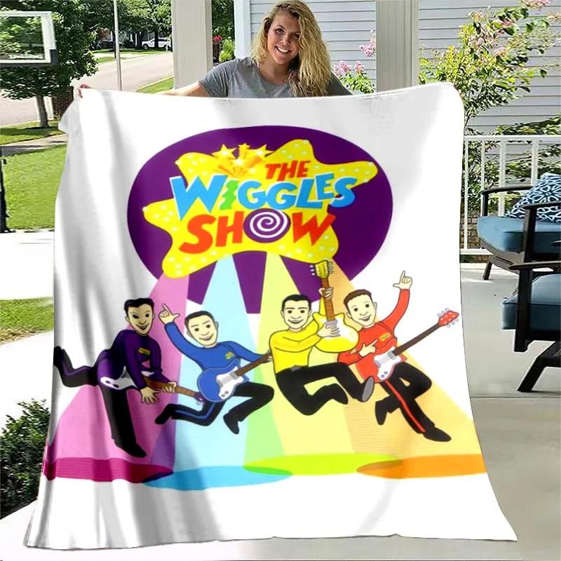 The Wiggles Cartoon Deken Lichtgewicht Comfortabel Zacht Ademend Ultrafijn Warm Deken Beddengoed Reisbeddengoed