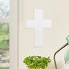 Leeres Schaumstoffkreuz Form DIY Bastelprojekt Polystyrol Unbemalt Religiöse Feier Dekoration für Weihnachten Ostern Kommunion